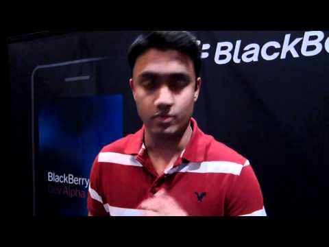 Rashid Shows BlackBerry 10 Sample Apps