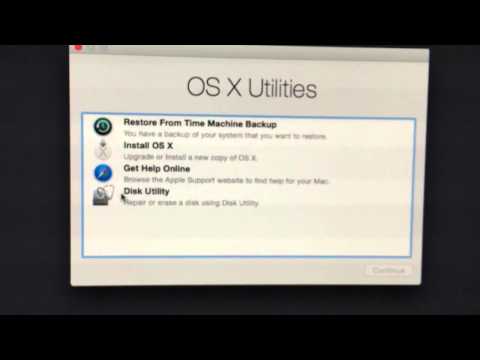 how to perform fresh install of yosemite