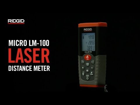 RIDGID micro LM-100 Laser Distance Meter