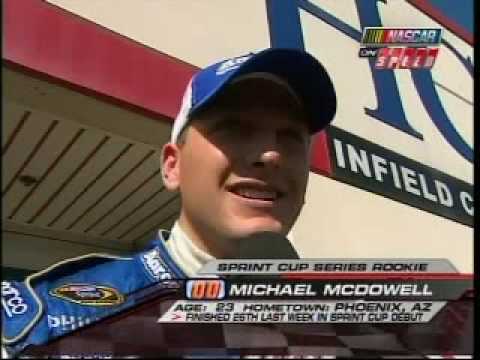 <b>Michael McDowell</b> Interview after Crash @ Texas Qualifying - 0