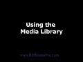 using the media library slowing down music ...