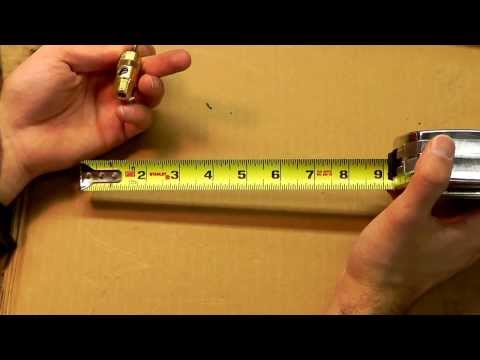 how to measure plumbing fittings