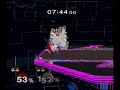 SSBM KFCM (luigi) vs level 9 (bowser)