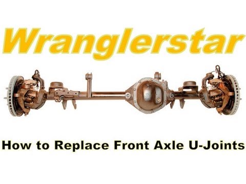 how to remove u joint from front axle