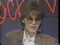 David Sylvian - Interview on Japanese TV - Part 1 of 2