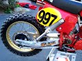 CR 250 R Elsinore Moto-X Fox bike \"Gonna Fly Now\"