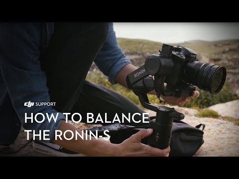 DJI Ronin S - How to Balance