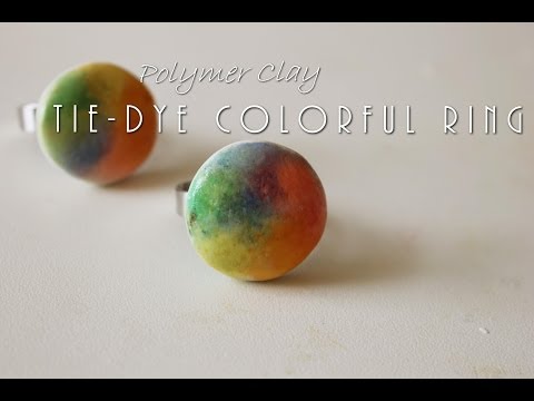 how to dye clay