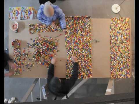 0 Mesa hecha con Lego