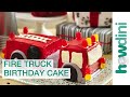 How to make a fire truck cake - Fire engine birthday cake