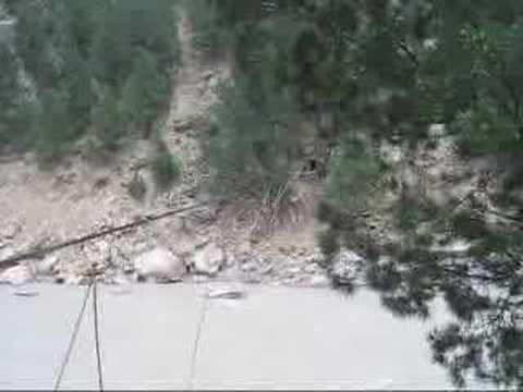 crossing sutlej in a hand pulled ...