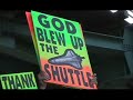 Fred Phelps gets heckled 2004 DNC Boston