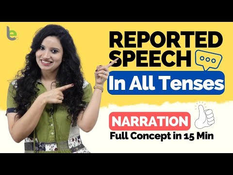 Reported Speech In All Tenses | Learn Direct And Indirect Speech ( All rules) Narration In English