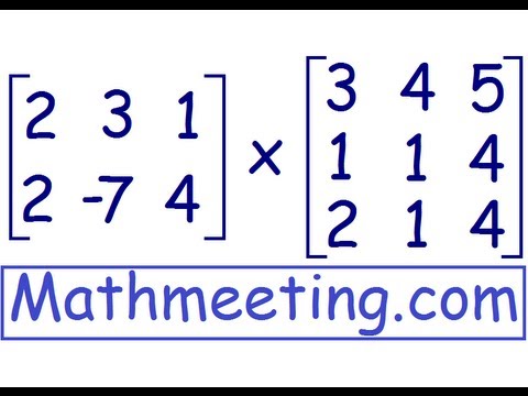 how to perform matrix multiplication