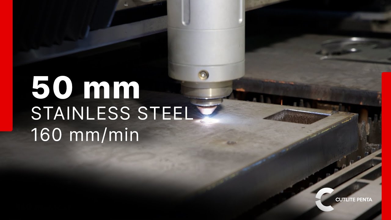 Fiber Laser 30 kW Cutting 50 mm Stainless Steel
