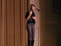 bridget gray performing her poem 