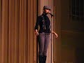 bridget gray performing her poem 