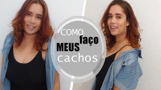 Como eu faço cachos no meu cabelo