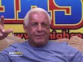 highspots.com sat down and interviewed one of the greatest if not the greatest professional wrestler of all time, ric flair.  almost 20 hours of fooatge was filmed but only 13 hours will be released on dvd.  so, a lot of great footage will be left on the cutting room floor.  but most of us at hghspots.com feel that some of that cut material needs to see the light of day.  so, here is a just a taste of some of that footage.  please note: this is not a preview and this footage is not included on the 3 or the 4 dvd set which is now available at www.highspots.com