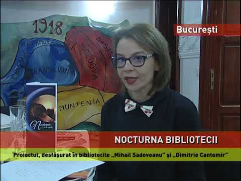Noaptea bibliotecii, în București