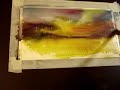 Watercolor demonstration - Sky and Sea