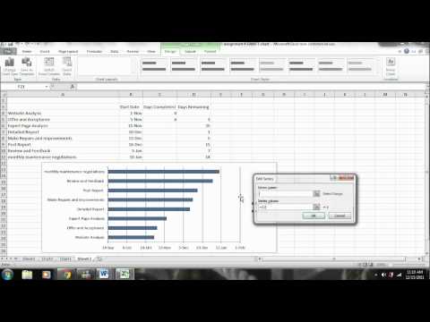 how to draw cpm chart in excel