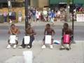 Street drumers in chicago