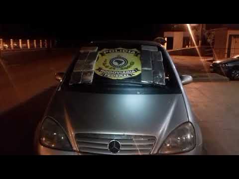PRF prende casal com 14 kg de cocaína na BR-364, em Jataí (GO)