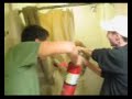 Fire extinguished in the shower