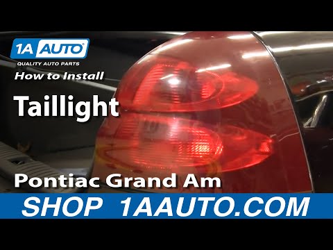 How To Install Replace Taillight Pontiac Grand Prix 04-08 1AAuto.com