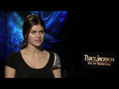 Alexandra Daddario - The movie's Annabeth on returning to the role, going blonde and why Nathan Fillion is