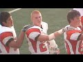 senior, andrew english had the only 5 catches against clear lake.
