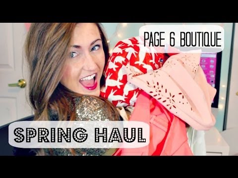 Early Spring Fashion Haul 2014 ❤ Boutique Clothing from Page 6!