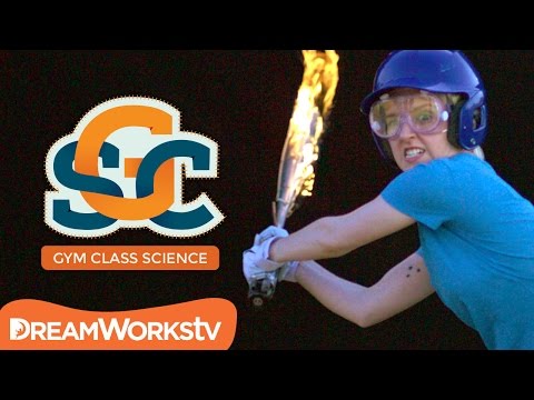 Baseball Bat on Fire