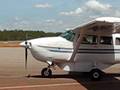 Hot starting Cessna 206 at Milingimbi