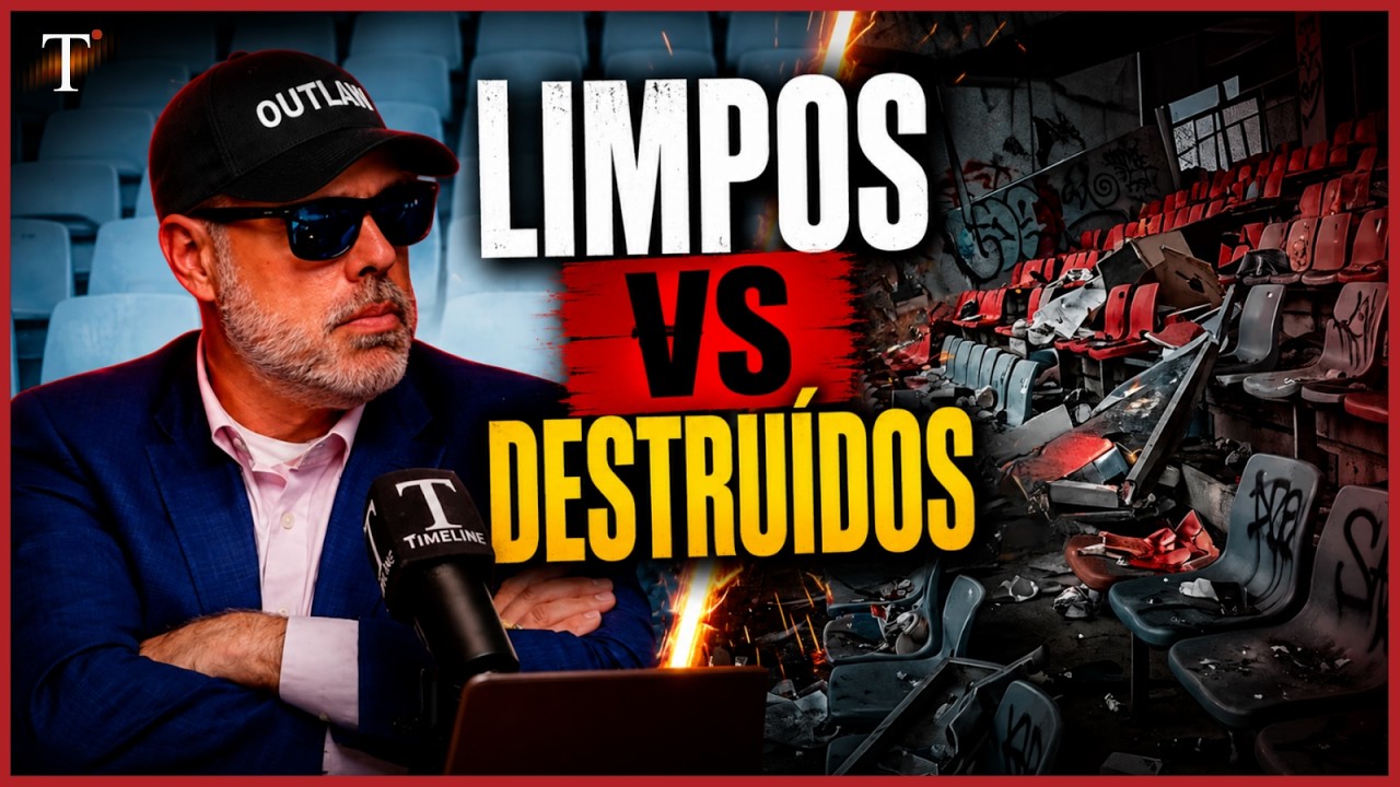 ESTÁDIOS LIMPOS VS DESTRUÍDOS: A VERDADE SOBRE TORCEDORES