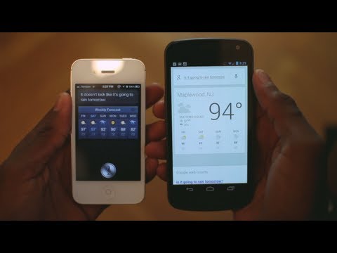 Siri vs Google Voice Search