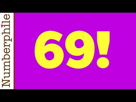 69 - 69 is the largest number that most hand-held calculators can factorialize! Professor Laurence Eaves from the University of Nottingham explains. Follow Number...