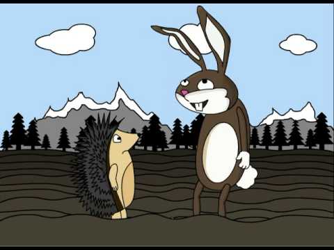 Igel - Eine Flashparodie auf die Geschichte vom Igel und dem Hasen.