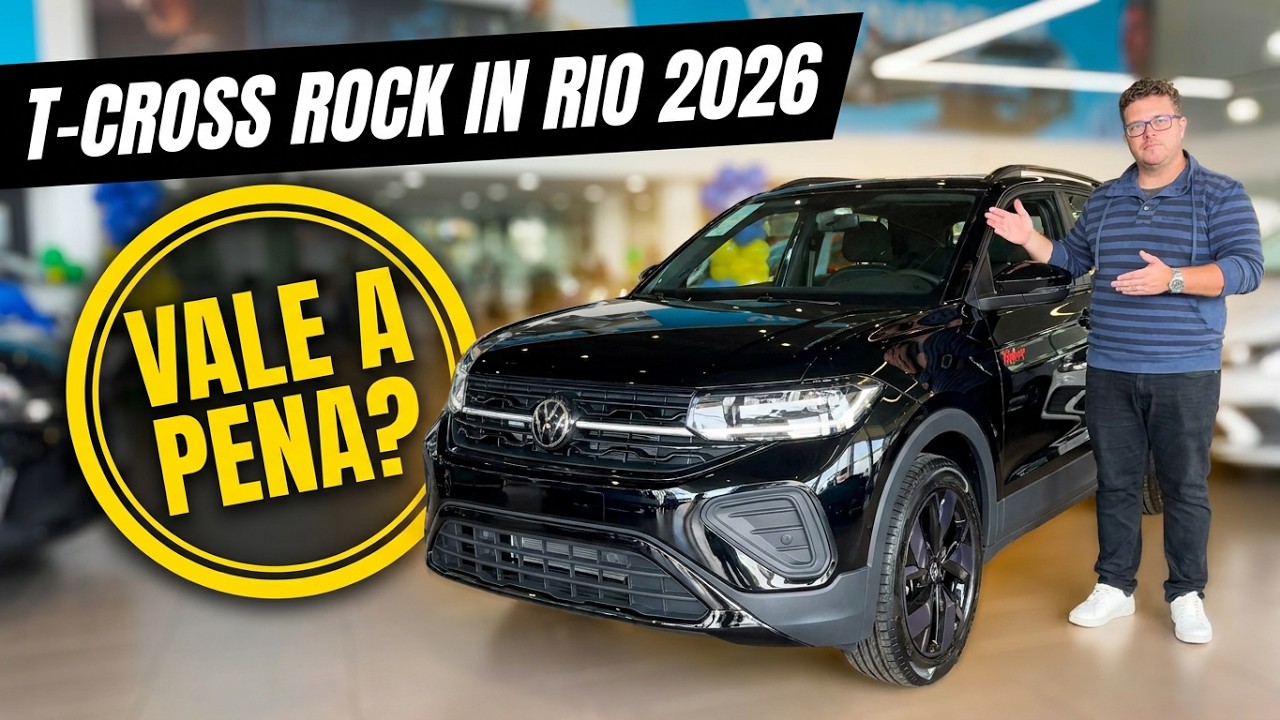 NOVO T-CROSS ROCK IN RIO 2026 VALE A PENA? AVALIAÇÃO COMPLETA