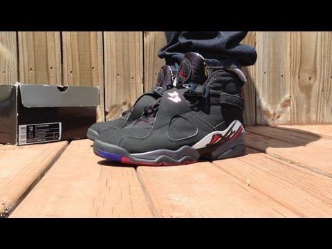 jordan 8 phoenix suns on feet