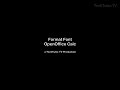 Format Font in OpenOffice Calc