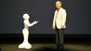 【孫正義氏の25年間にわたる大きな夢】世界初の感情をもつロボットpepperくん発表!!