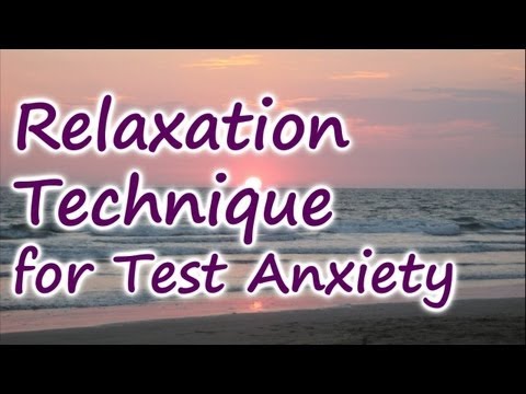 how to relax before an exam