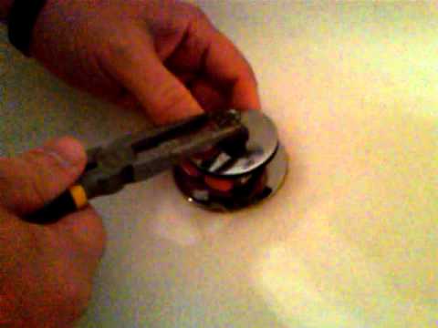 how to remove a push-n-lock drain