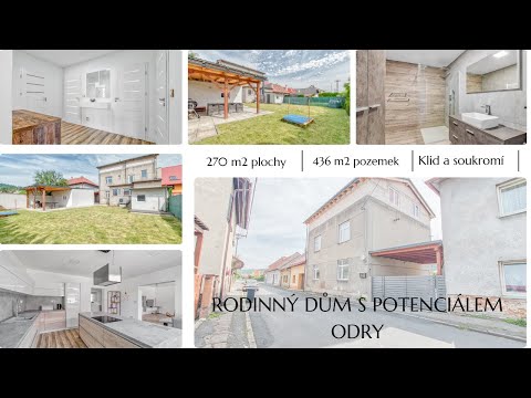 Video Prodej rodinného domu s potenciálem přes 270 m2 užitné plochy a 436 m2 pozemek