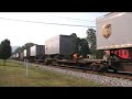 CSX 5457 Leads CSX Q120, Intermodal, at South Cowan