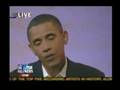 VERSION 1 * Barack Obama * Saddleback Church forum hosted by Pastor Rick Warren. McCain outshines Obama at Saddleback Church forum. Abortion Pro-choice Pro-Life Right to Life Sarah Palin