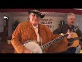 raymond fairchild, eddie loveless and wayne crowe play raymond's talkin' banjo from the last one dvd bonus feature, raymond fairchild at the maggie valley opry house.  the dvd is available from http://www.suckerpunchpictures.com