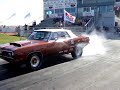 69' Cuda burnout